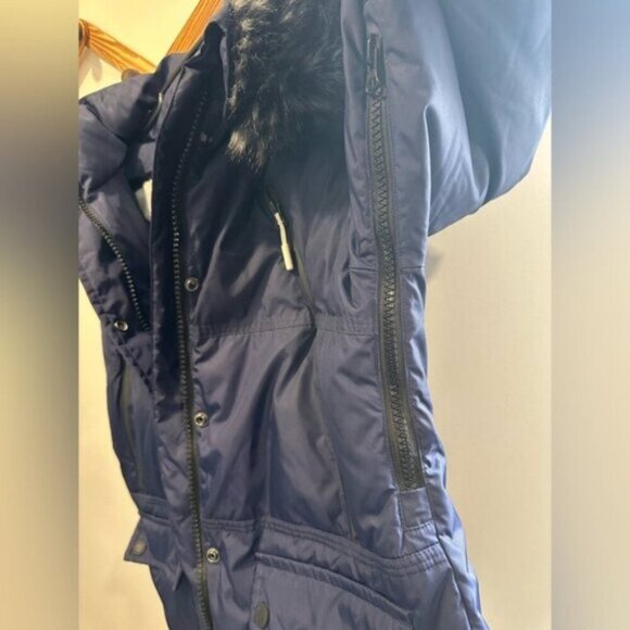 WORN ONCE -SUPERDRY- Canadian Mountain Range Down Parka Jacket - Size 12 Woman - Picture 11 of 15